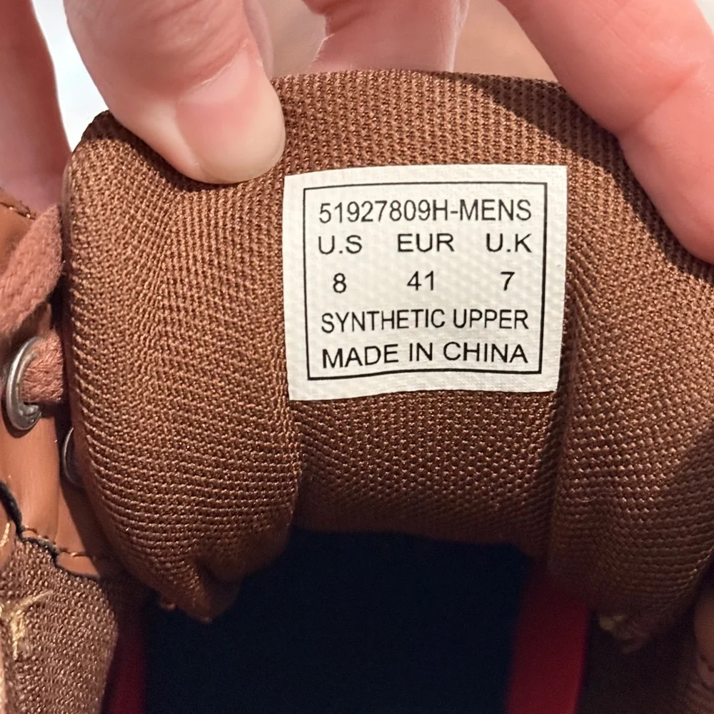 Levi's Men's 8 Fletcher II High-Top Brown Sneakers